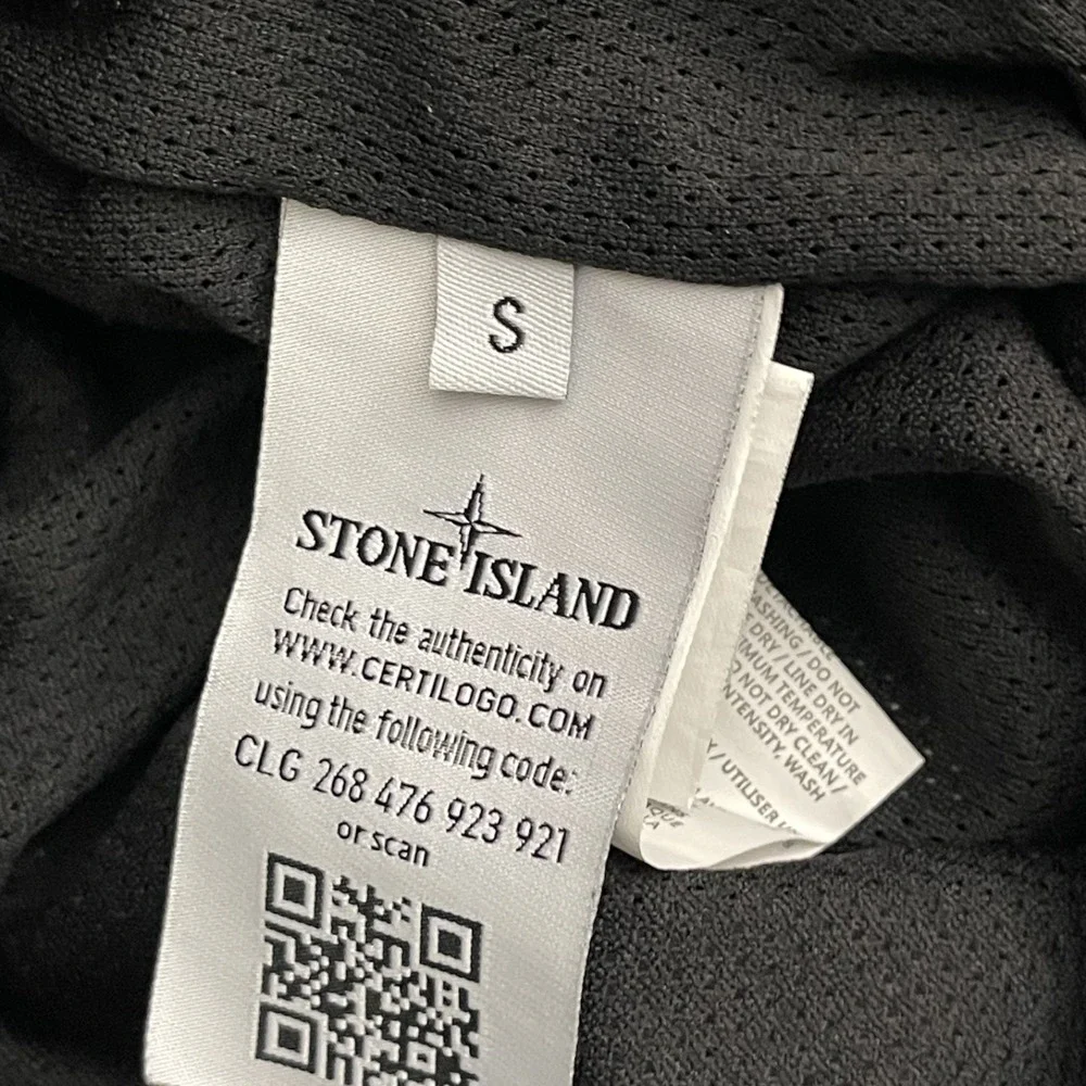 Stone Island Reflective Swim Shorts Mens Sz S Mesh Lining Compass